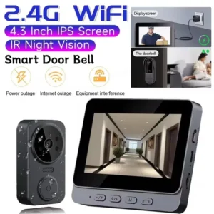 Smart Video Doorbell Camera Wireless, 1080P HD