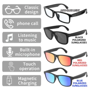 New Smart Glasses Wireless Bluetooth Hands-Free