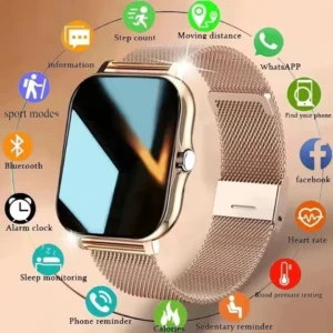 New Smart Watch Android IOS Phone 1.44 Inch Color Screen