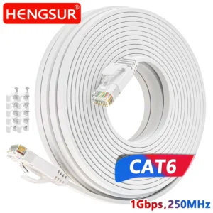 Cat6 Ethernet Cable Flat Lan Cord UTP Network Patch Cable