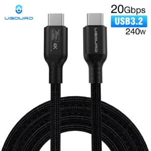 USB3.2 Gen2 20Gbps Type C to Type C Cable 240W Fast Charge